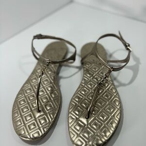Tory Burch Metallic Sandals